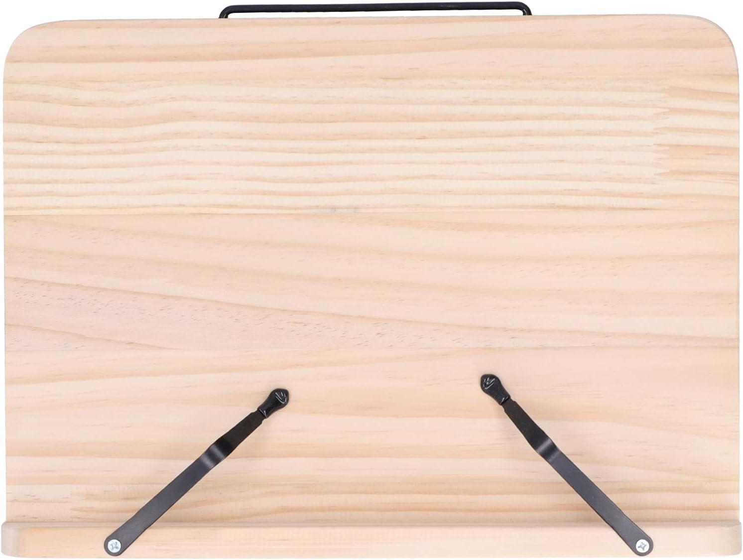 Adjustable Wood Book Stand for Tablets Cookbooks and More