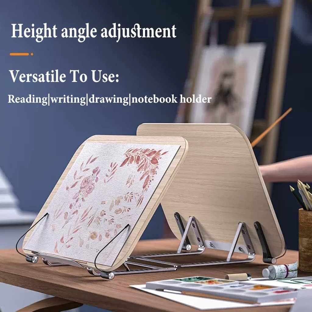 Adjustable Wooden Cook Book Stand