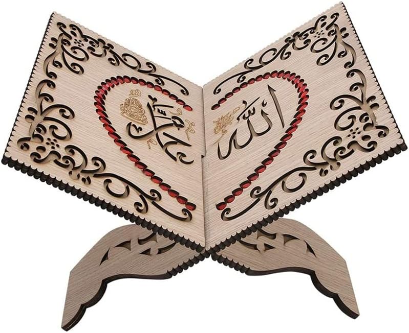 Retro Carving Wood Reading Cooking Rack