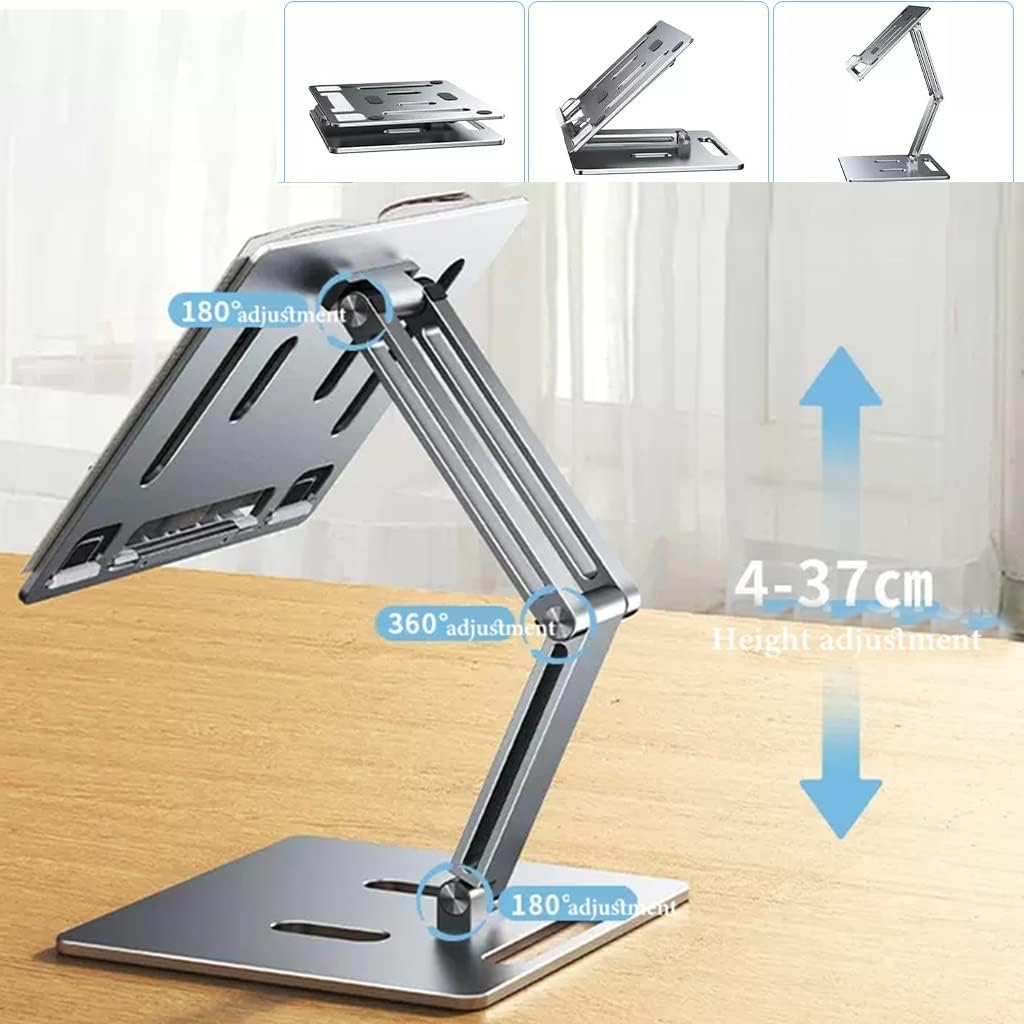 360 Adjustable Silver Book Stand for Reading