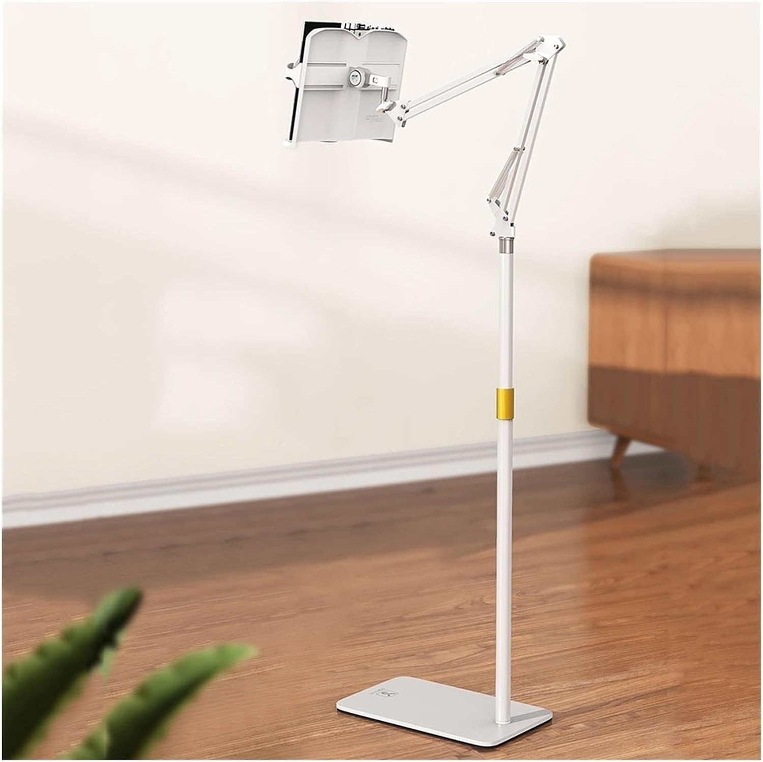 Adjustable Floor Stand for Tablets Laptops and Cookbooks