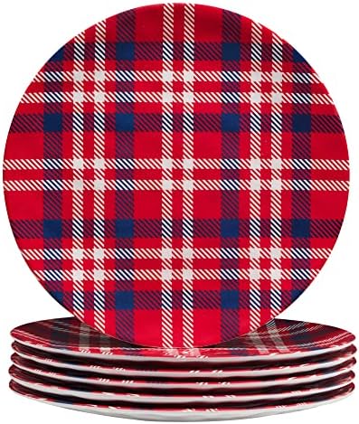 Patriotic Melamine Dinner Plates by Certified International