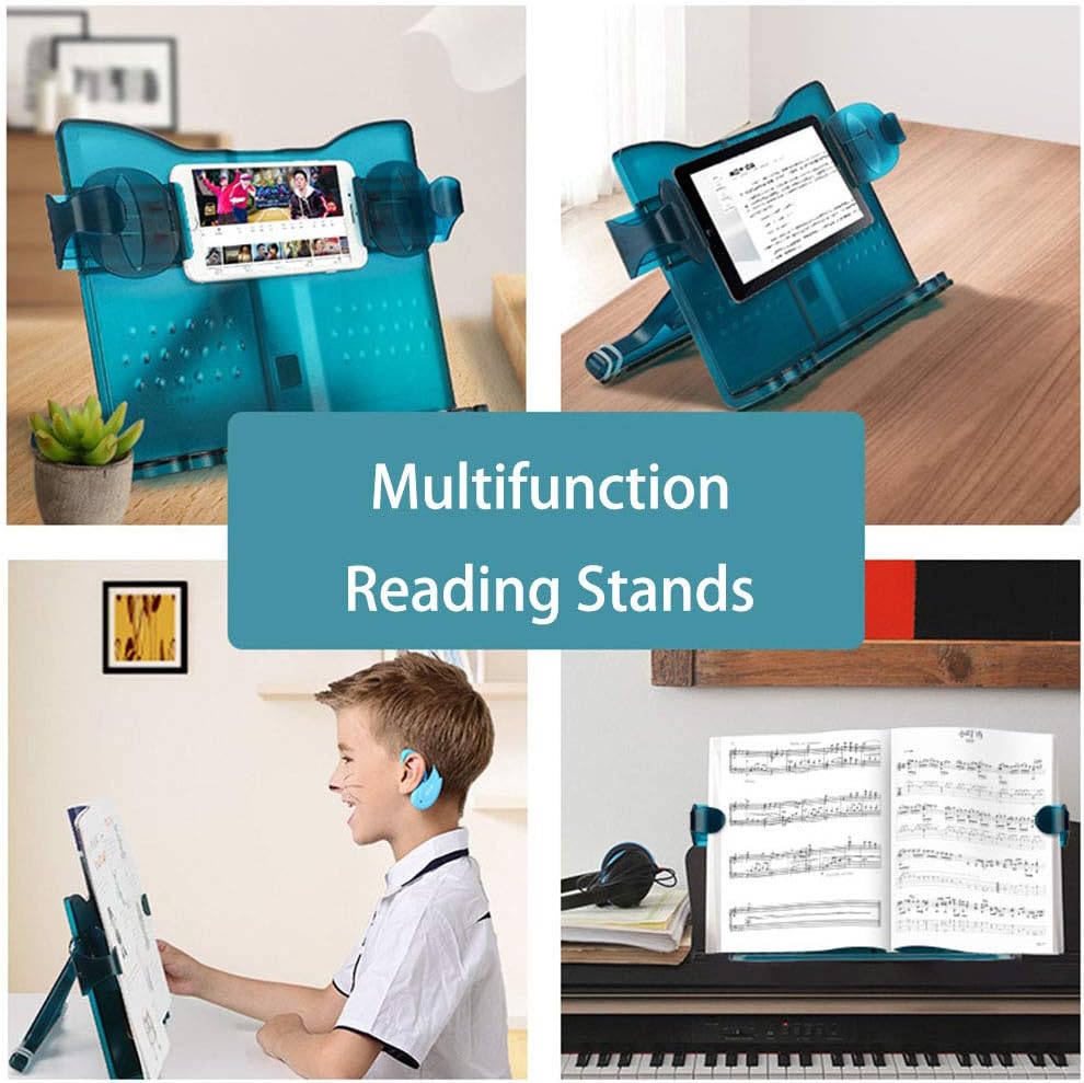 Adjustable Large Compact Reading Stand Ergonomic for Home or Office Use