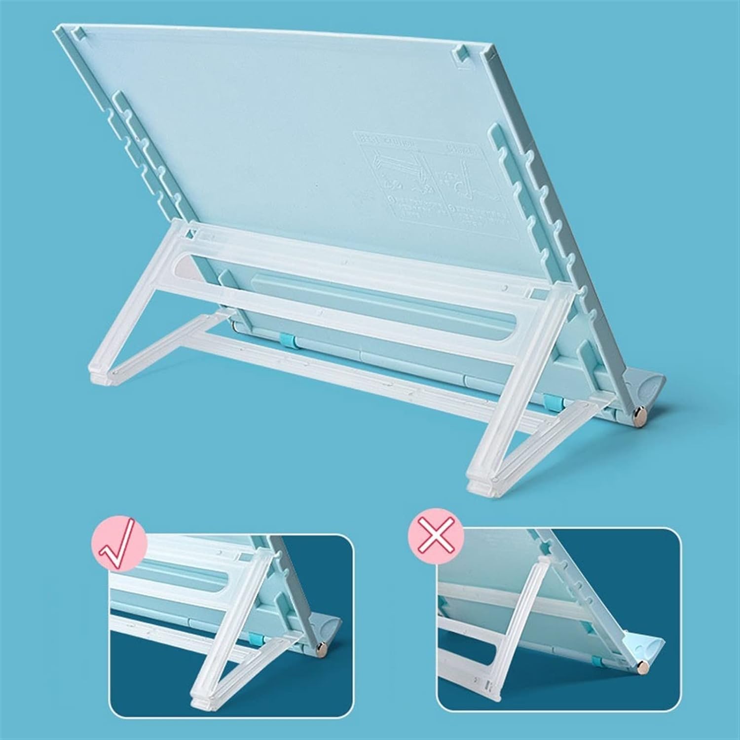 Adjustable Book Stand for Kitchen Reading and Study