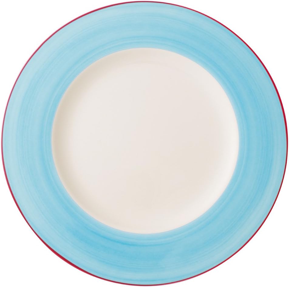 Villeroy Boch Lina Aqua Dinner Plate Adorned with Intricate Details