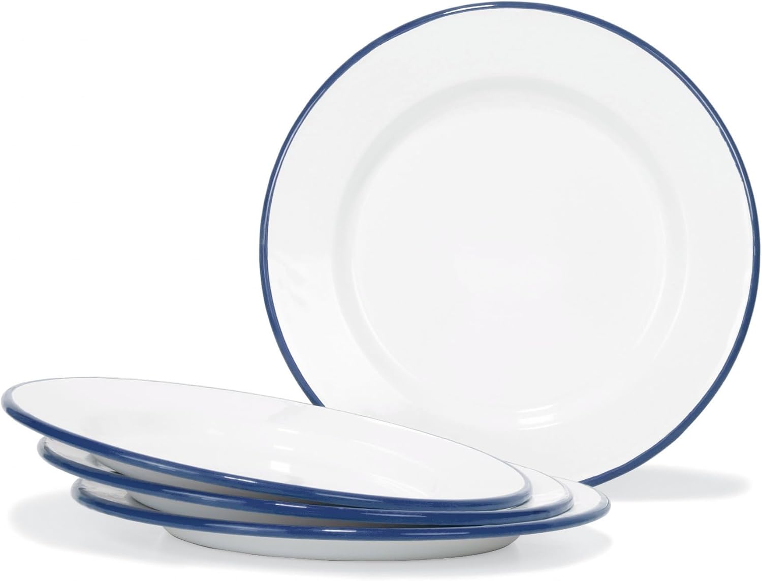 Classic Enamelware Dinner Plates Set