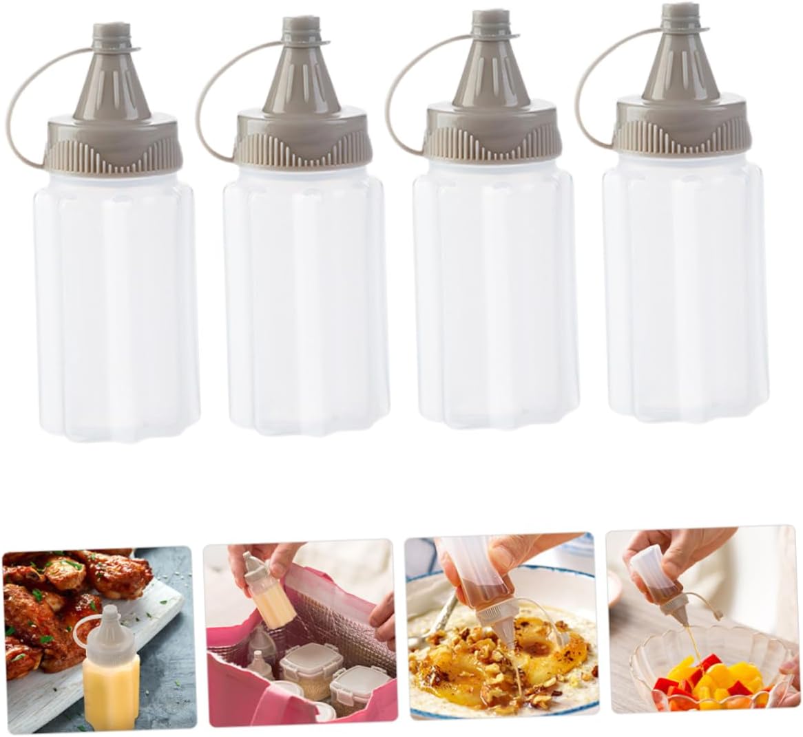 Cabilock Squeeze Condiment Bottles for BBQ