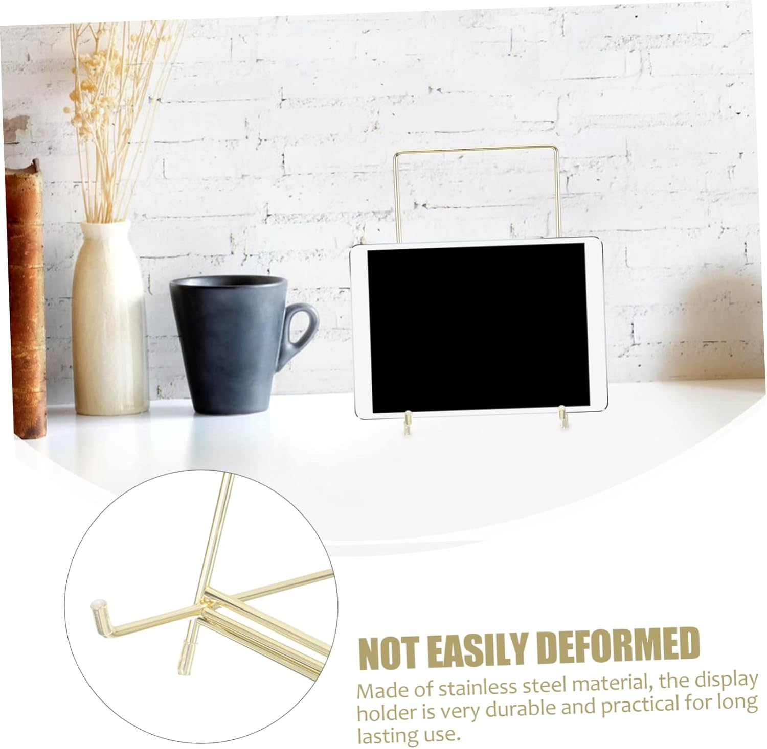 Durable Kitchen Stand for Cookbooks More