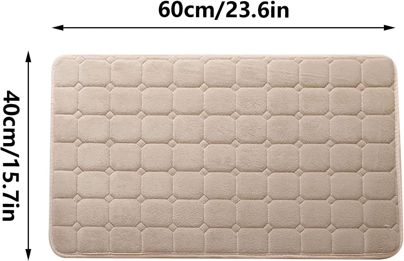 Luxury Memory Foam Bathroom Rug