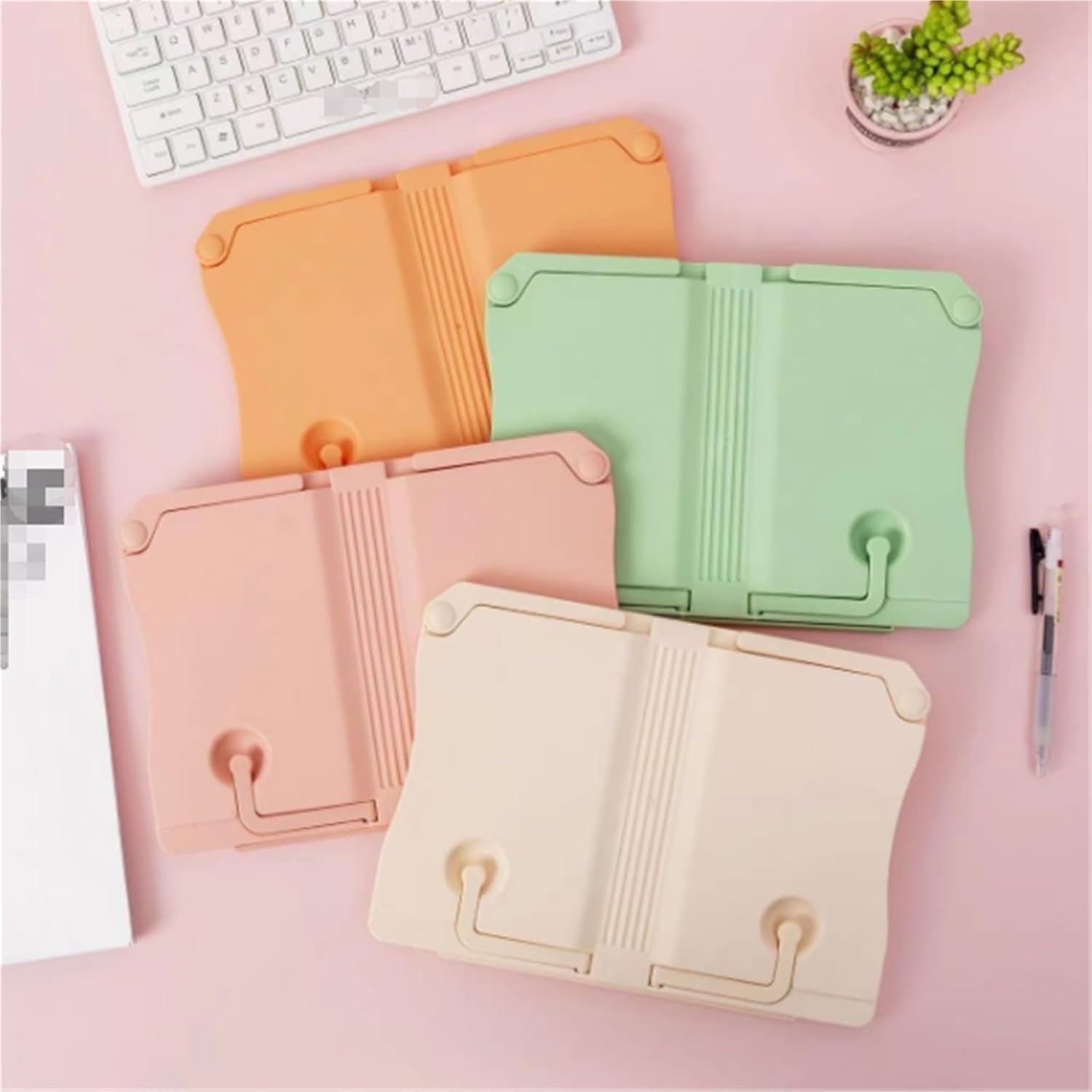 QUQUQ Adjustable Recipe Book Holder