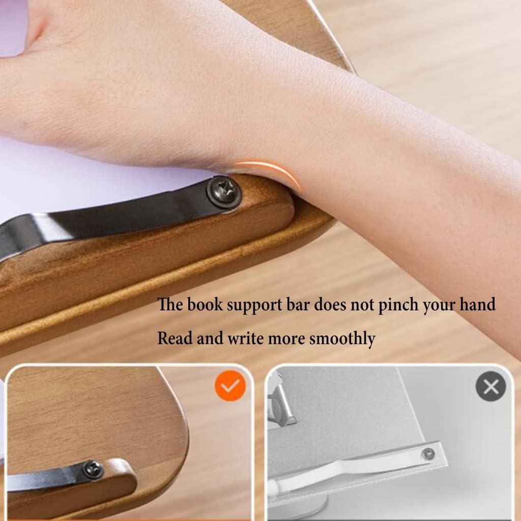 Book Stand for Reading Metal Adjustable Height 180 Rotation