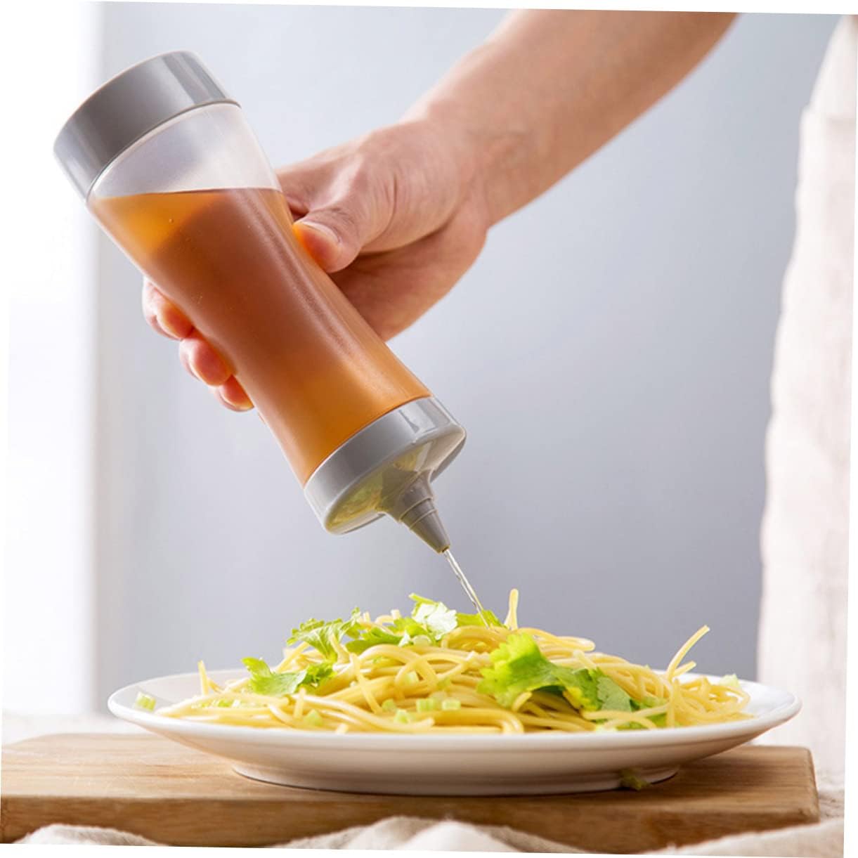 2-Piece 350ml Condiment Dressing Dispenser Reusable Kitchenware for Every Day Use