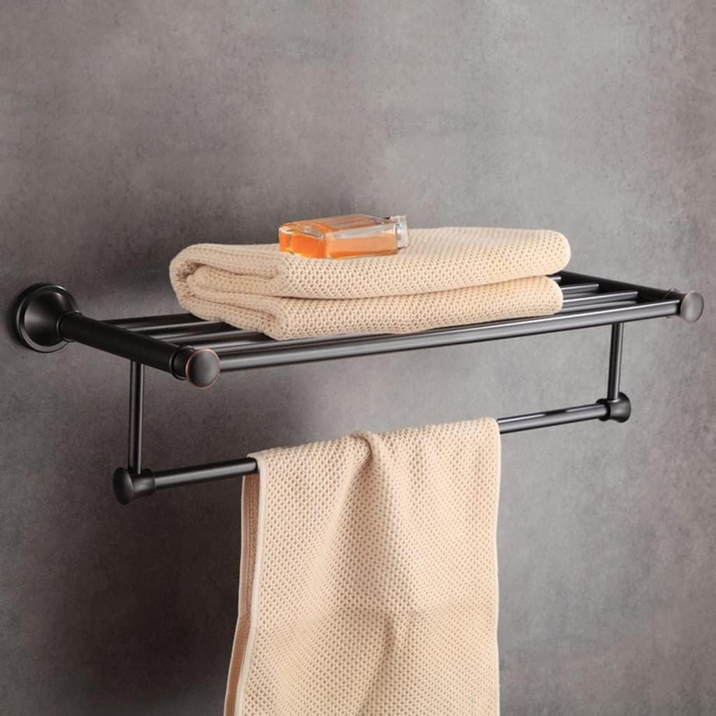 All-Copper Black Towel Rack Minimalist Bathroom hardware