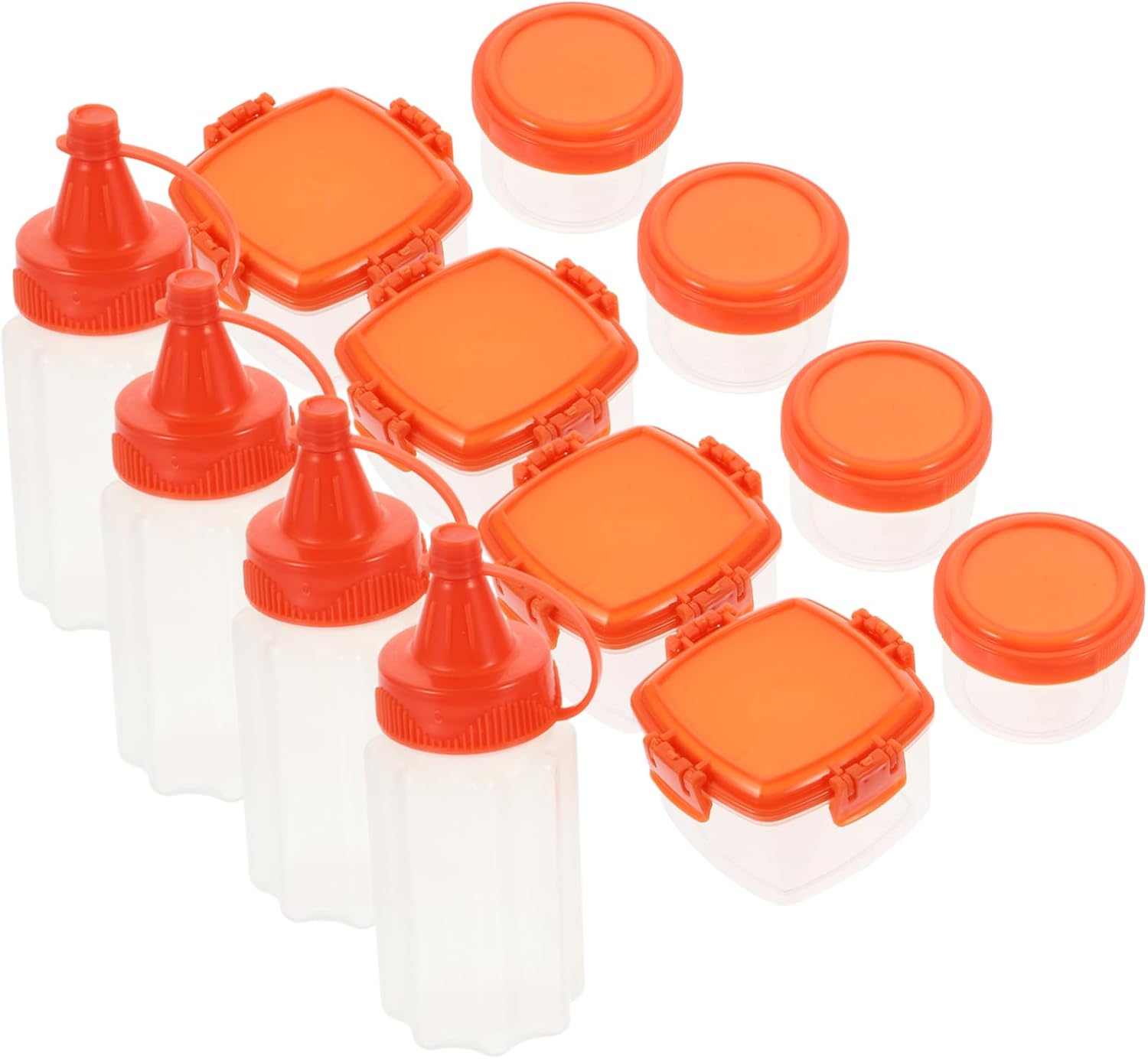 Ciieeo Sauce Bottle Set for Condiment Storage