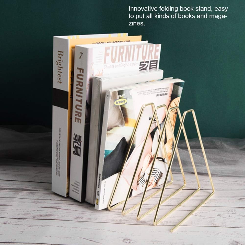 Gsycle Gold Bookends for Home Office