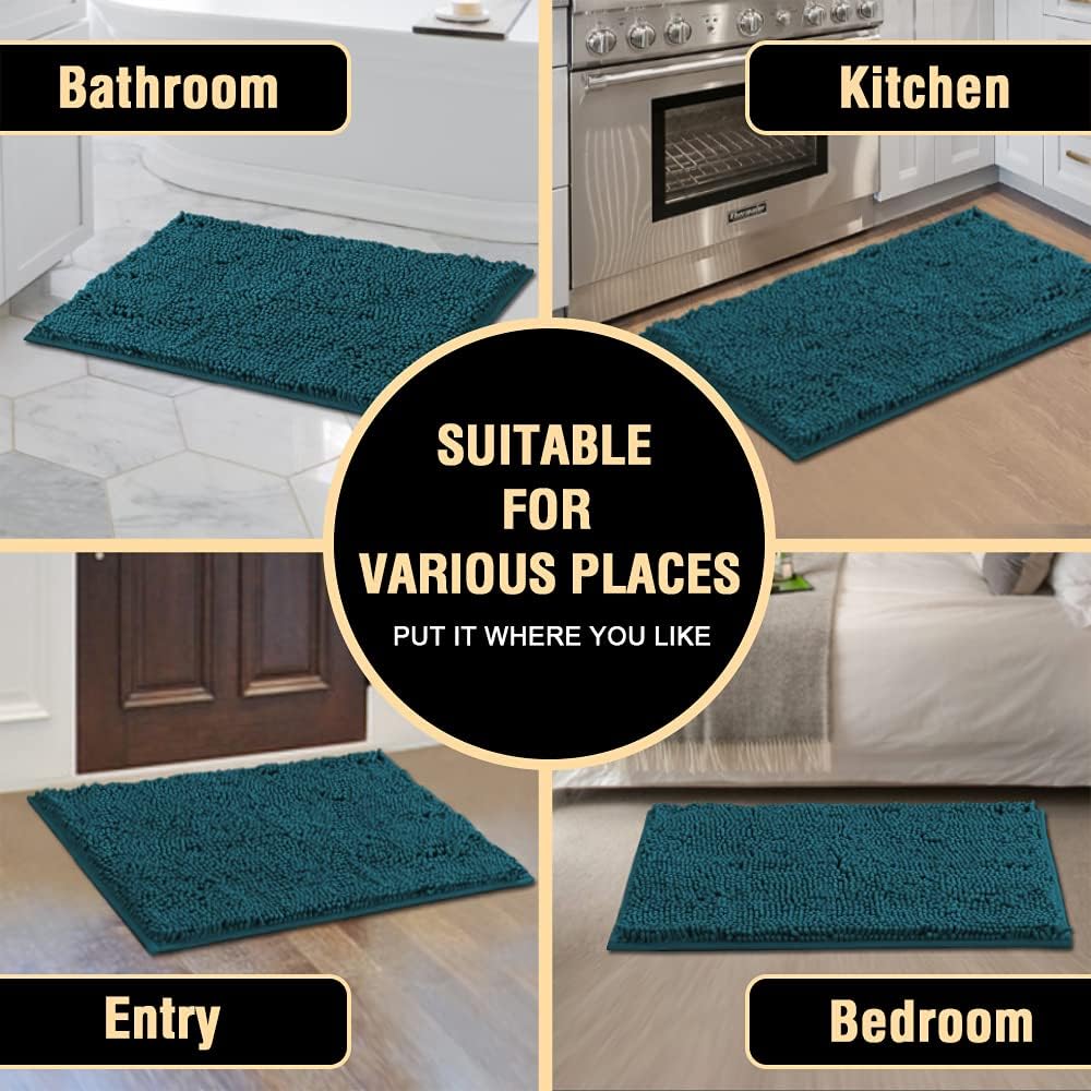 Luxury Microfiber Chenille Bath Mat