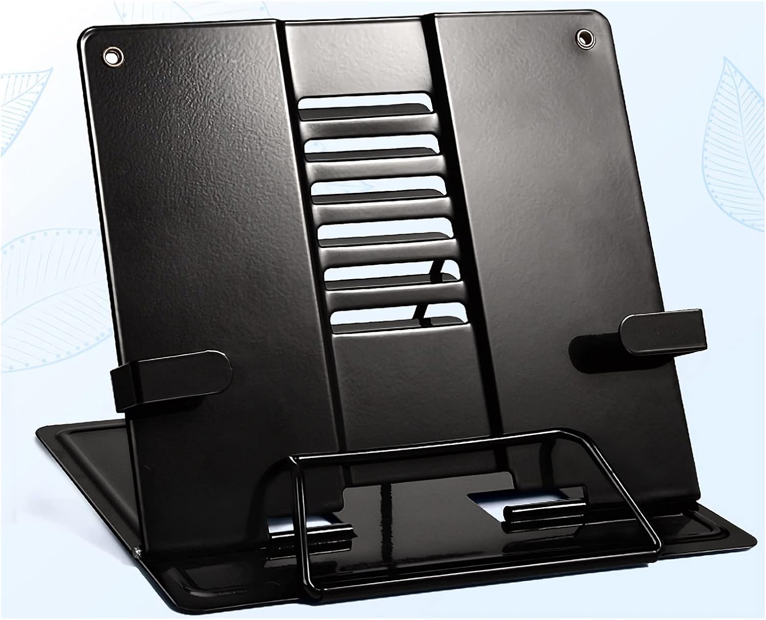 XIAOSAKU Adjustable Foldable Book Stand for Kitchen and Office 1