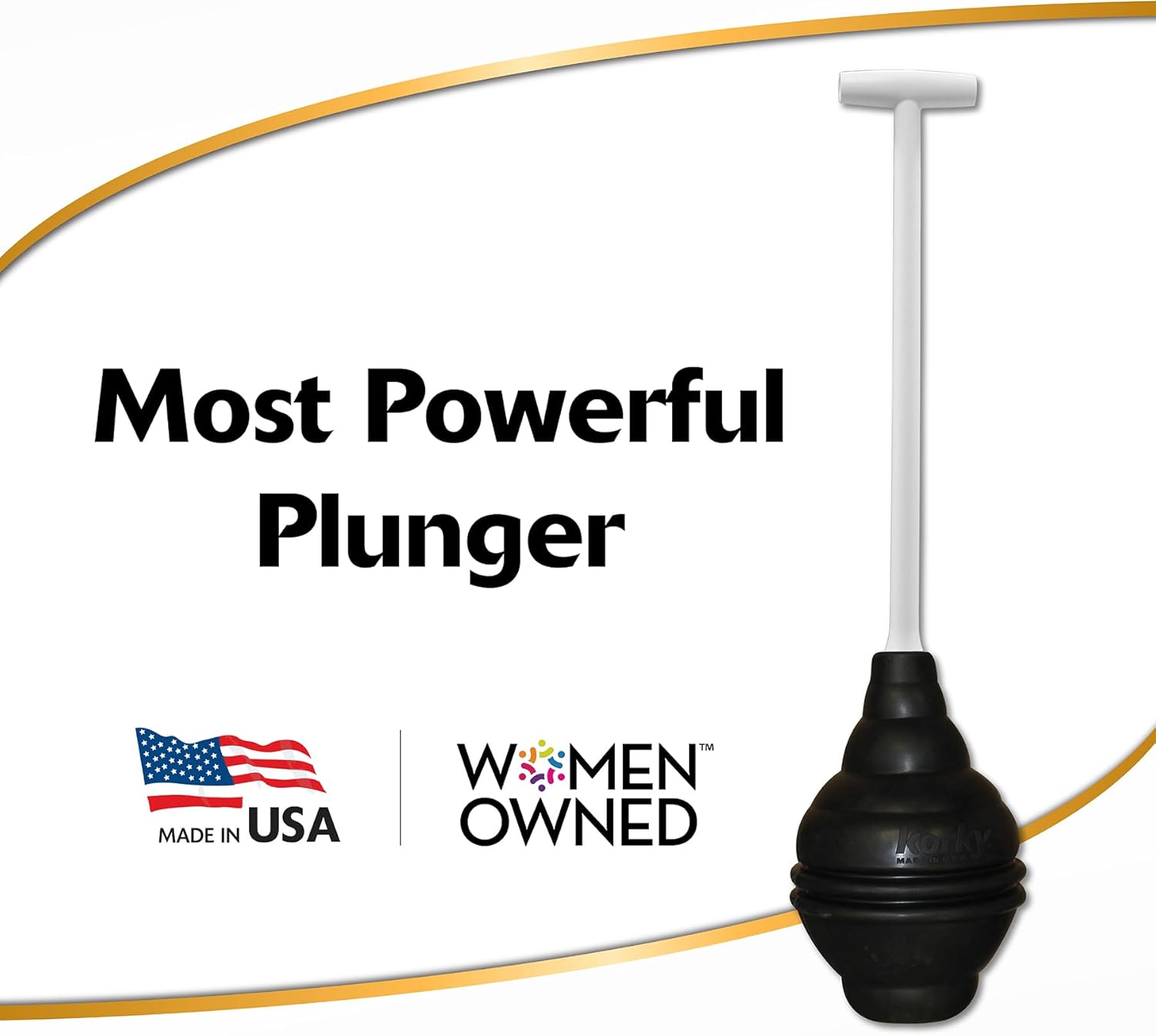 Korky 99-4A Beehive Max Toiletpen - Universal Fit USA-Made Non-Marking