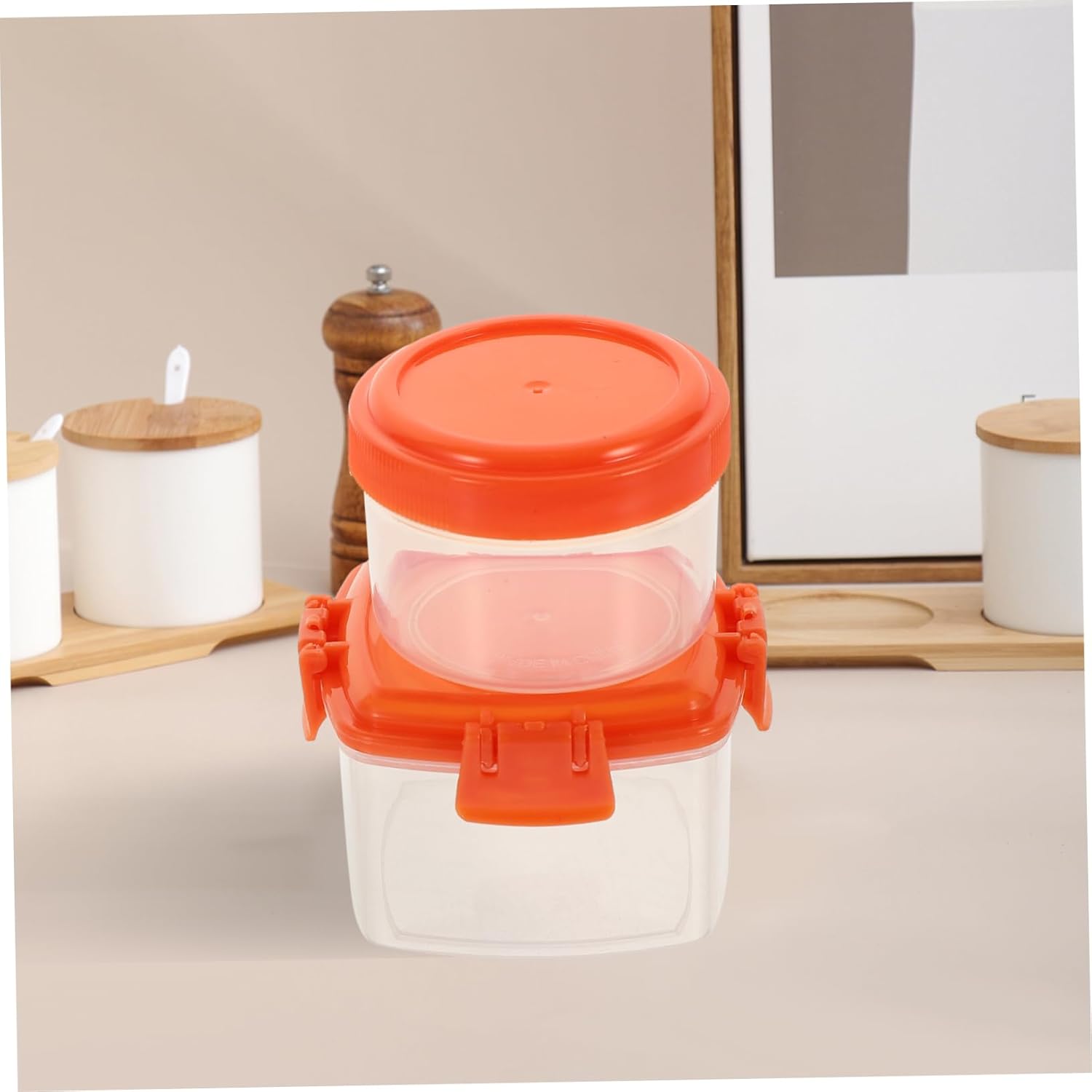 Condiment Squeeze Set Compact Durable for Any Kitchen Need