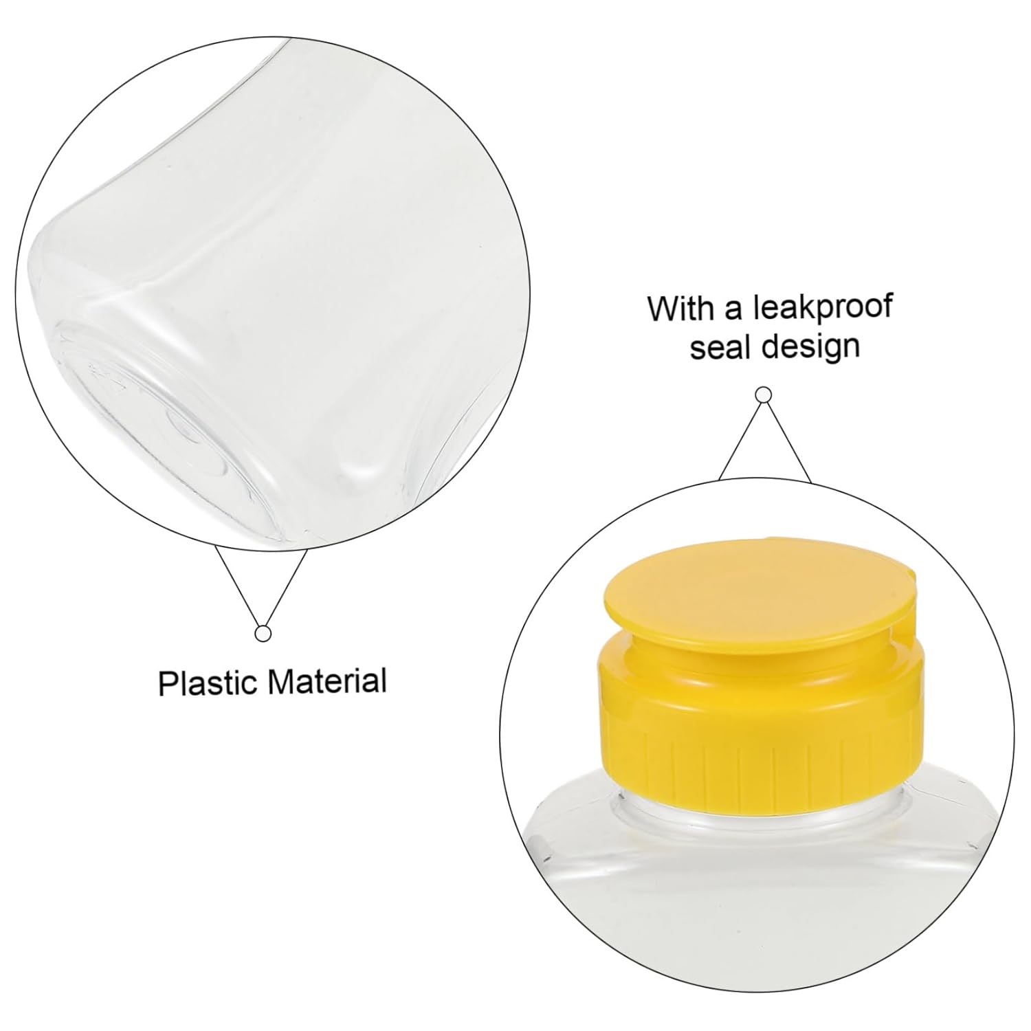 Honey Squeeze Bottle with Clear View Leak-Proof Design