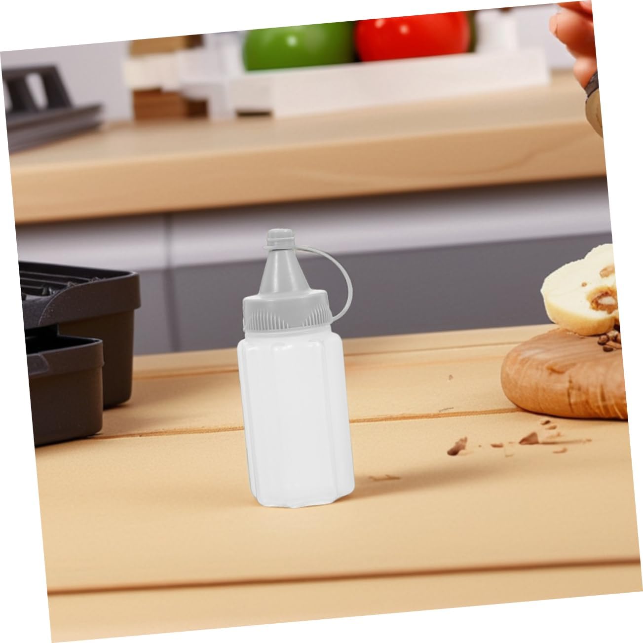 Zerodeko 8PCS Reusable Condiment Squeeze Bottles 30ml Set of 8