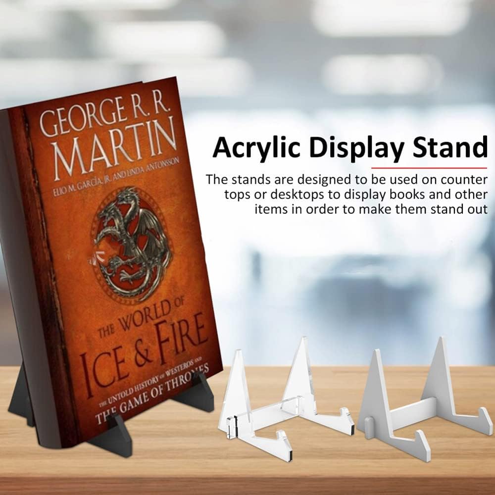 Sturdy White cookbook stand for kitchen
