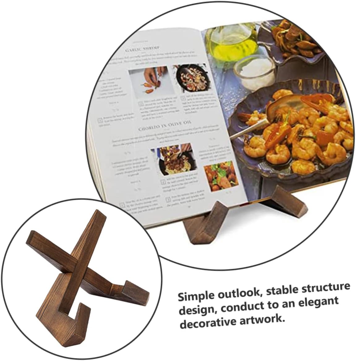 Practical Reading StandBook Holder for Desk or Kitchen