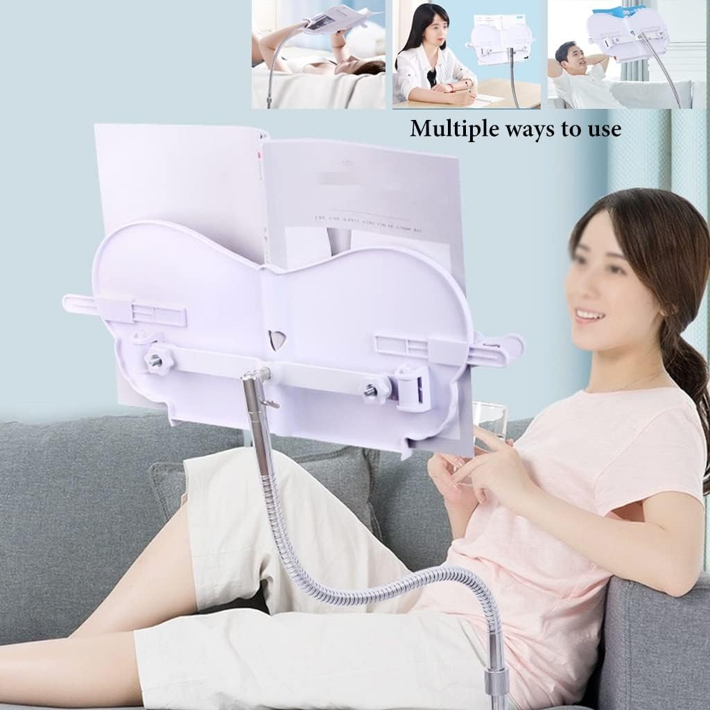 UHRLGHSAdjustable Durable Floor Stand for Books Cookbooks