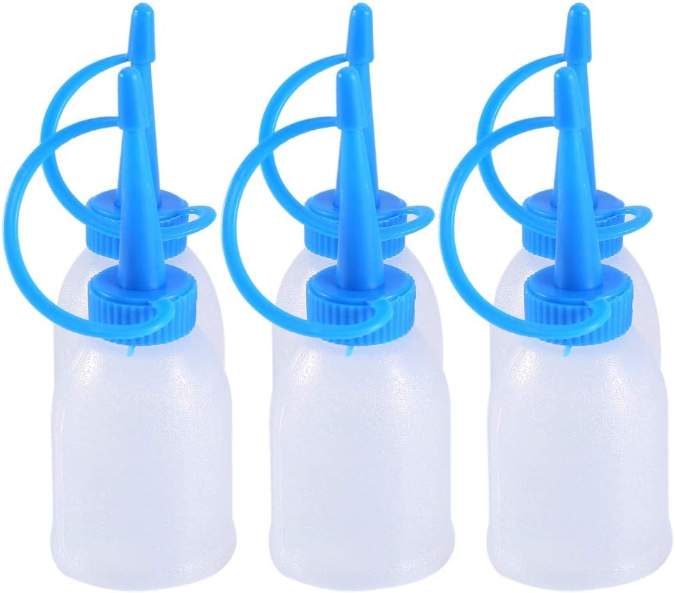 6-Piece Industrial Squeeze Bottles Set Premium Leak-Proof Durable Kitchen Crafts Use