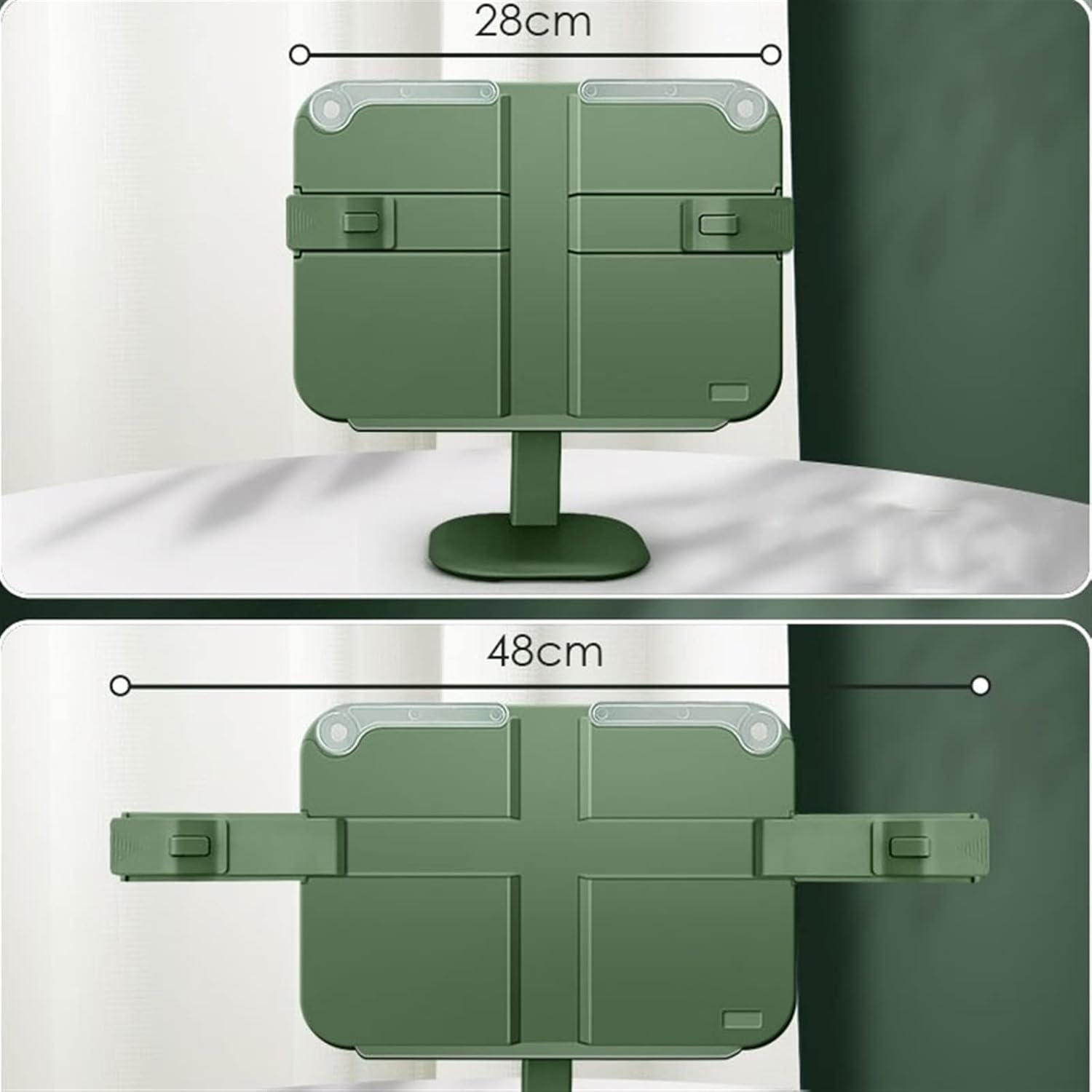 ZTHYSHXA Premium Adjustable Microfiber Book Stand Sturdy Ergonomic Design for Kitchen Reading
