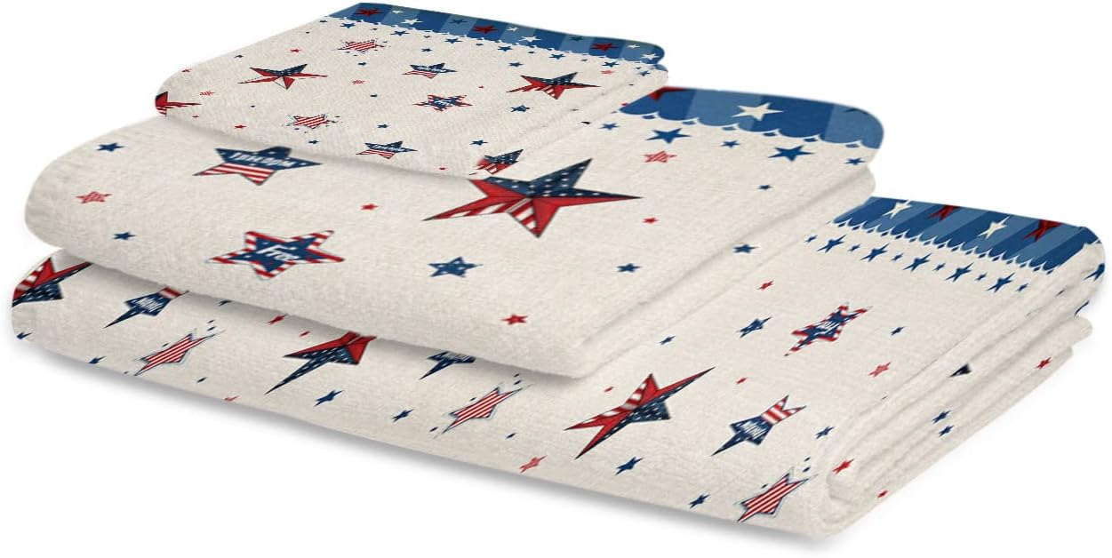 Seven Babu Patriotic Bath Towels Set Independence Day