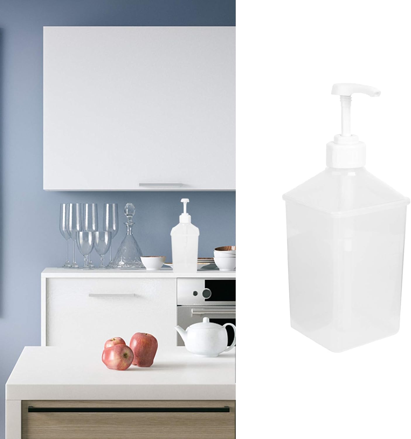 Dual-Piece Squeeze Bottle Set Kitchen Storage
