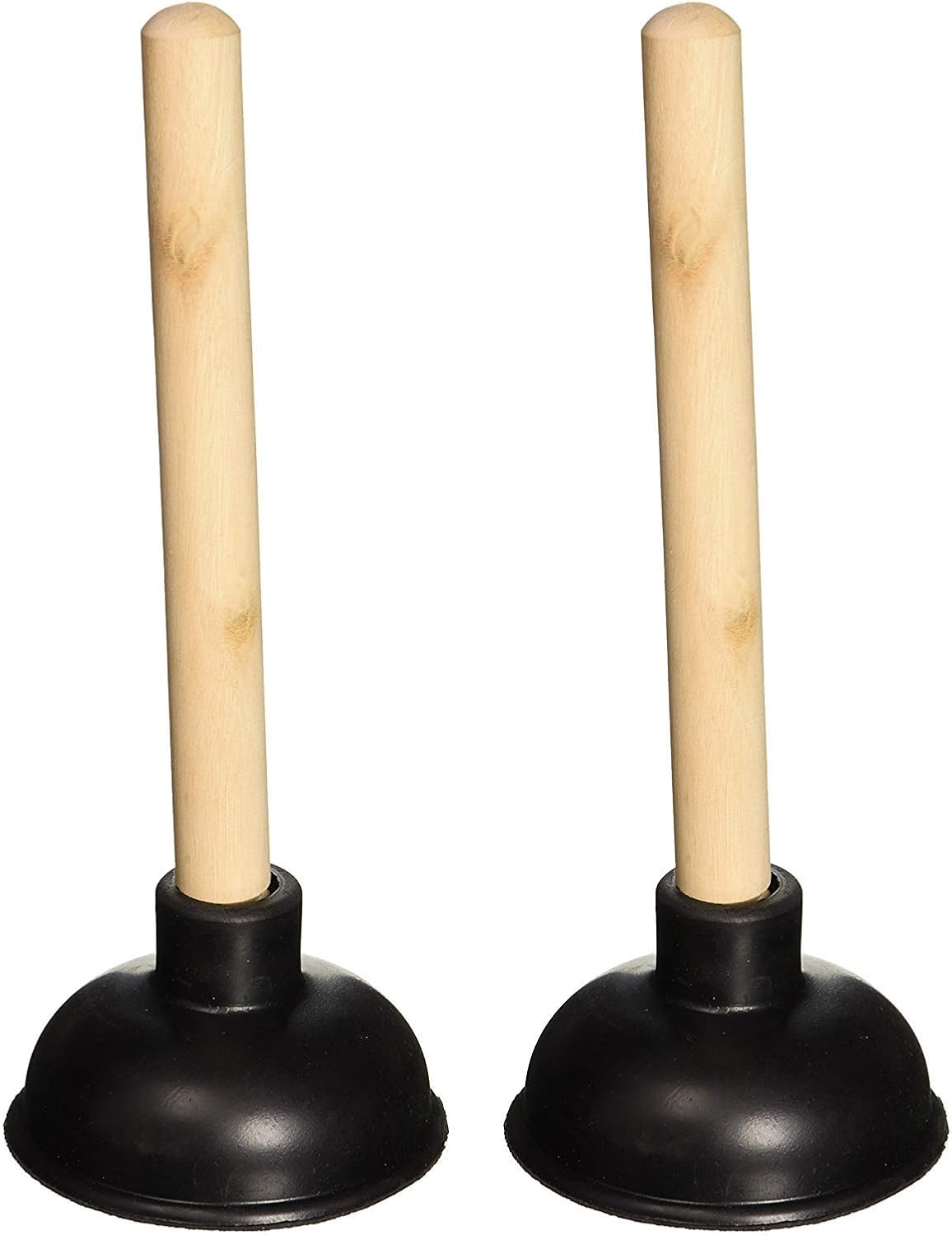 Mintcraft Toilet Plunger 2-Pack Heavy Duty