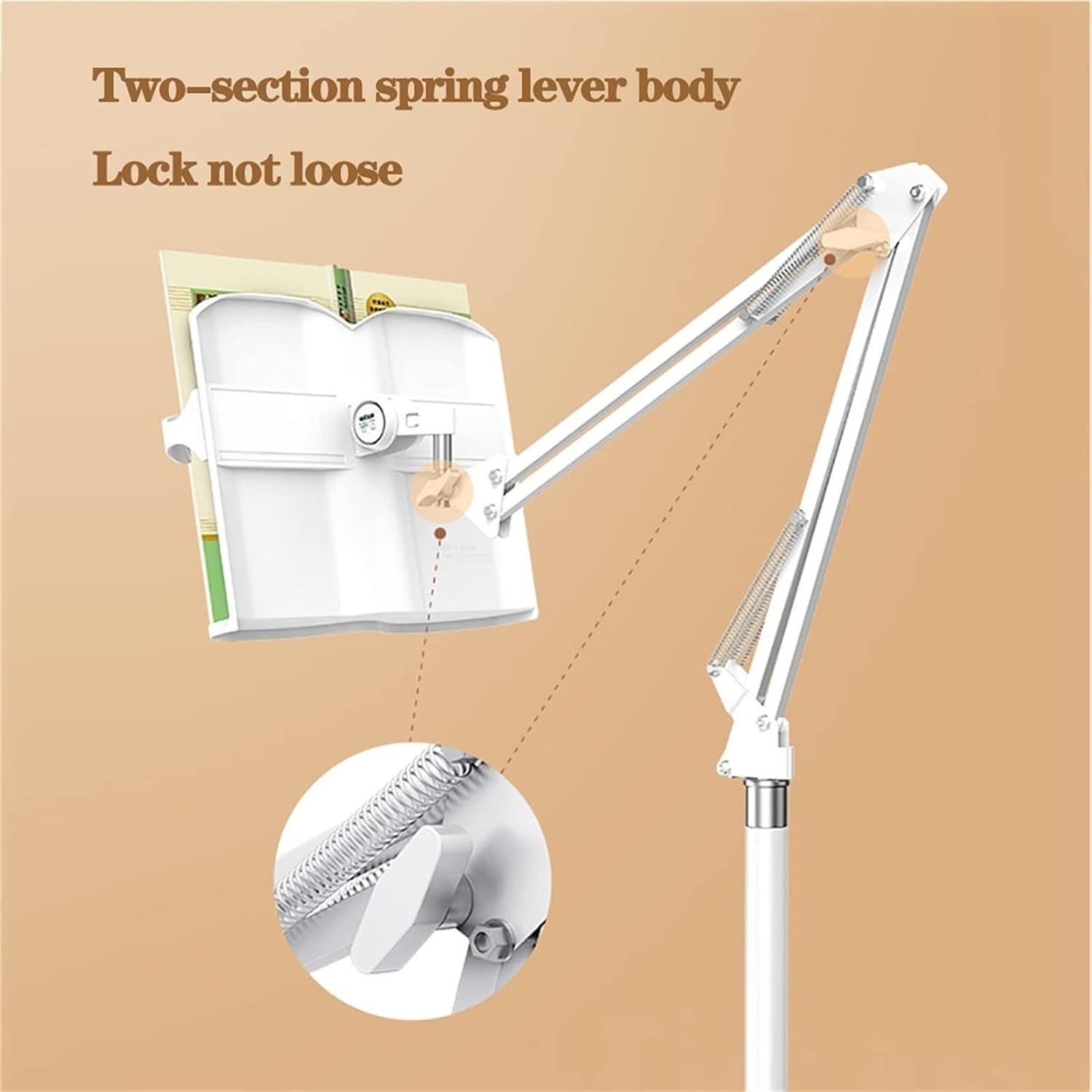 Adjustable Floor Stand for Books More