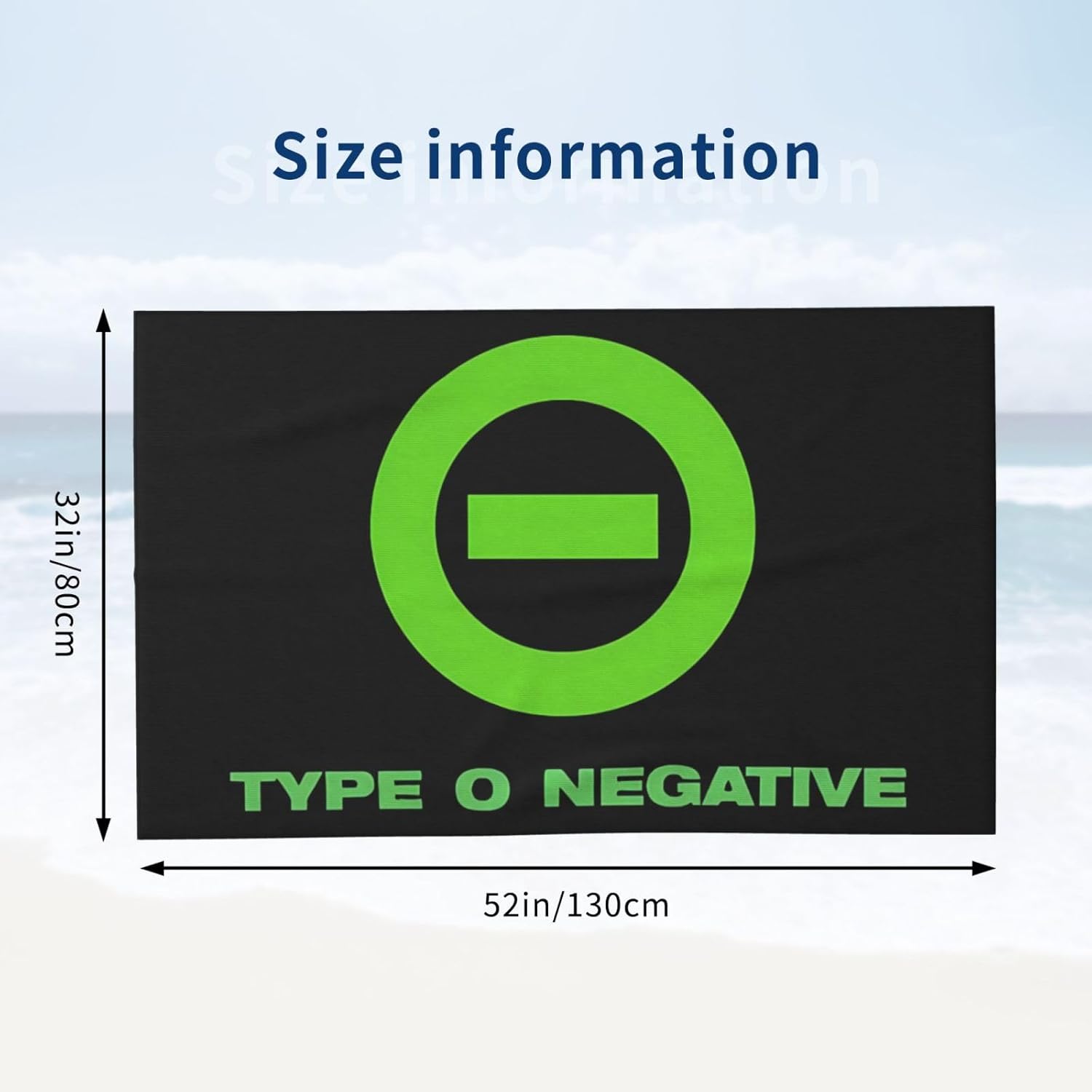 The Type Music O Bath Towel
