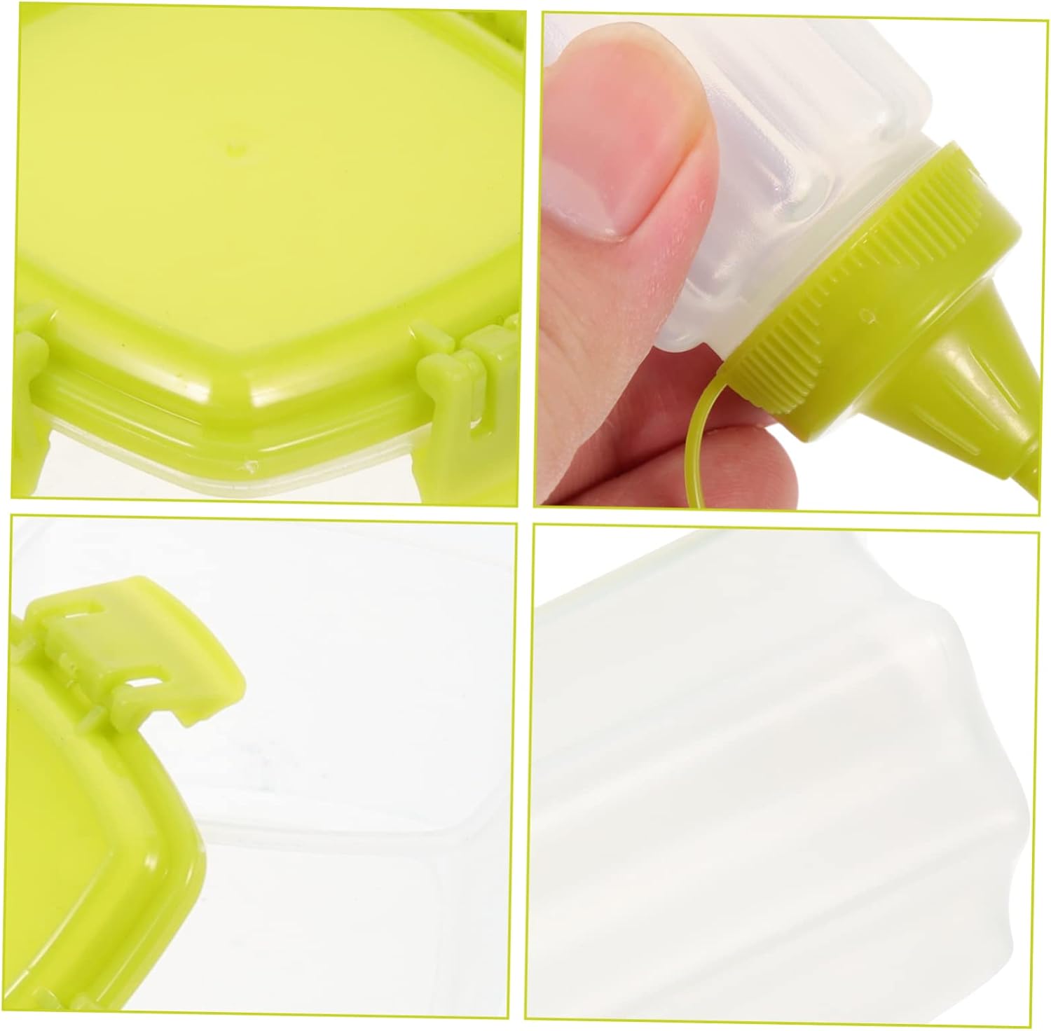 Cabilock Durable and Compact Squeeze Bottle Set for Kitchen BBQ Use