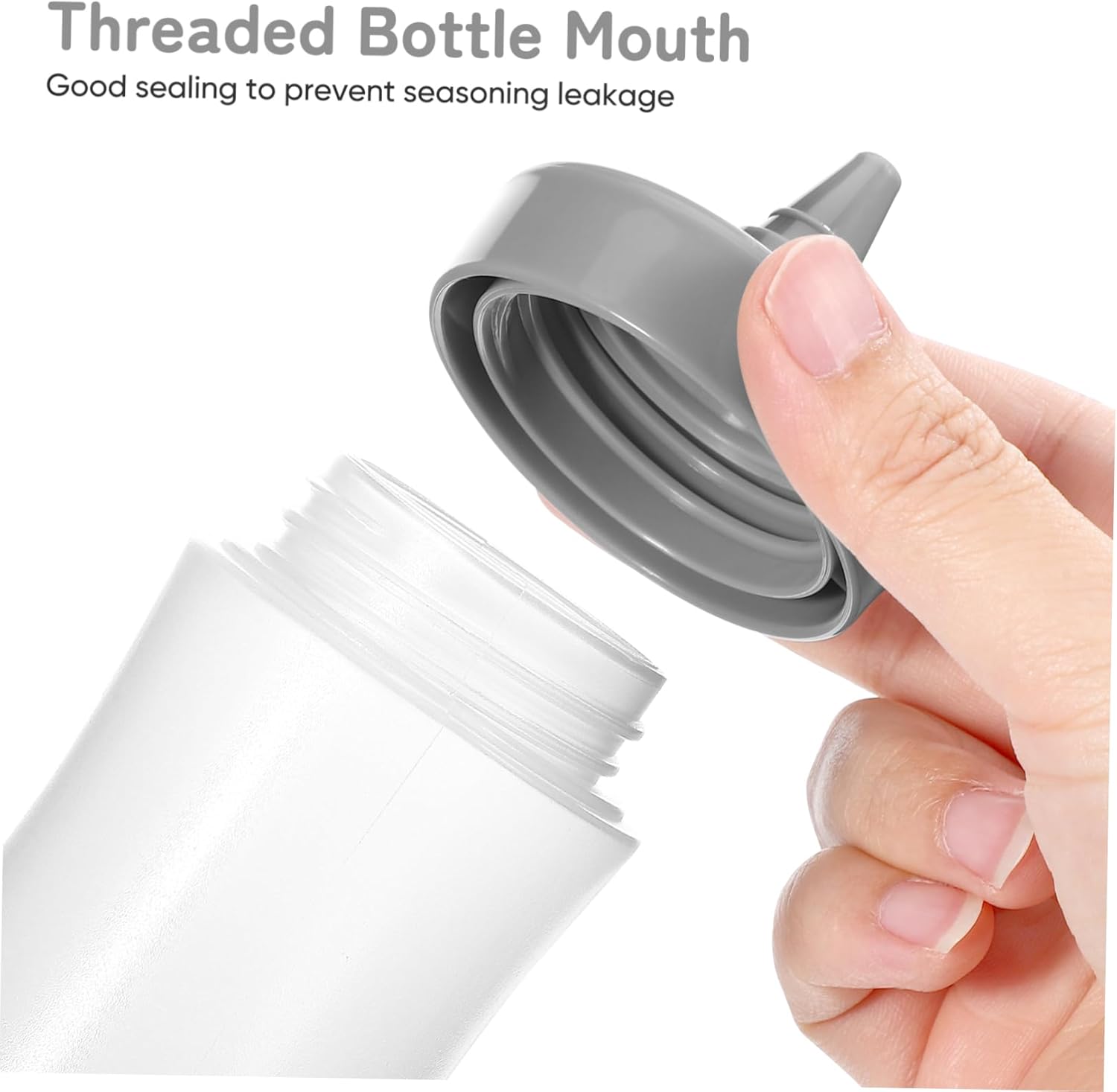 Cabilock 4Pcs Condiment Squeeze Bottles - Perfect for Kitchen Use4 Mini Squeeze Bottles