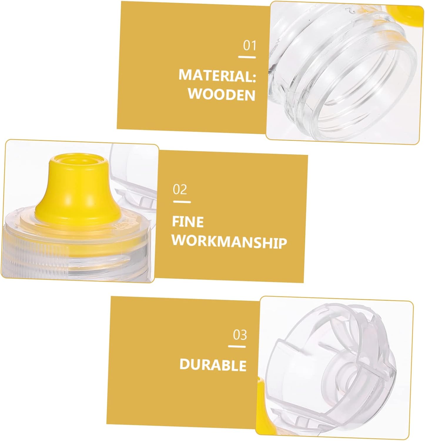 Cabilock 10 Pcs 125g Squeeze Bottles