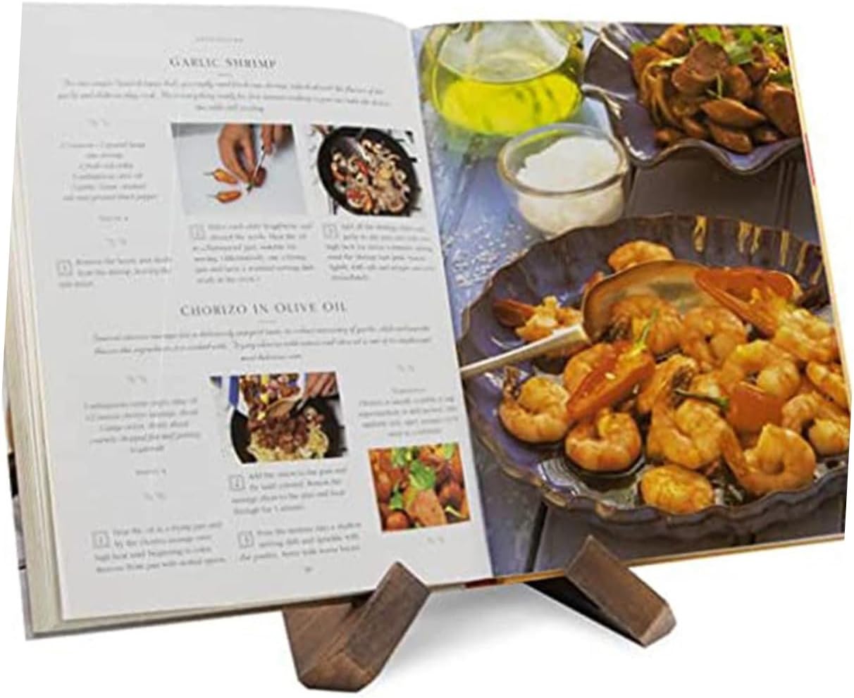 Mikinona Recipe Display Stand - Convenient Kitchen Book Holder with Premium Finish