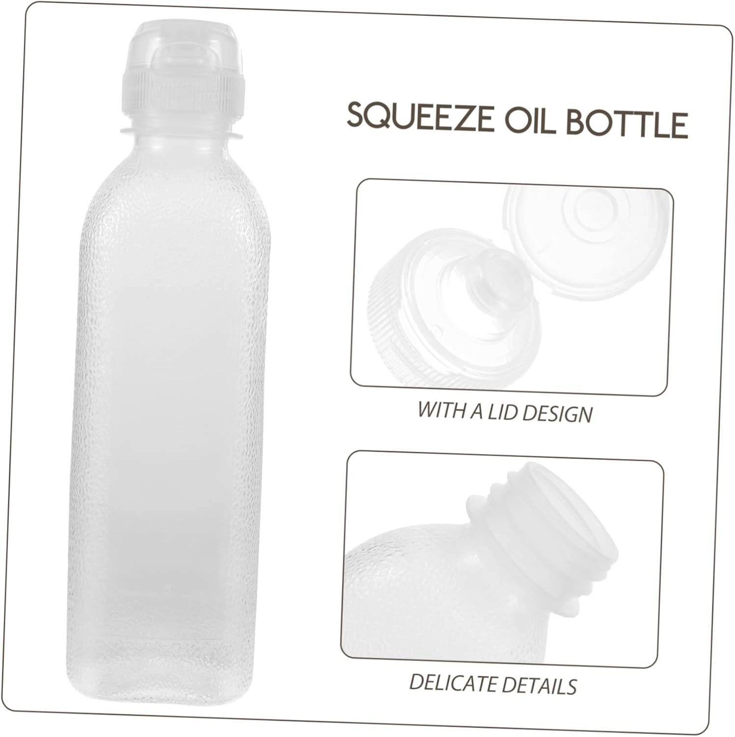 500ml Food Grade PP Oil Squeeze Bottle 1
