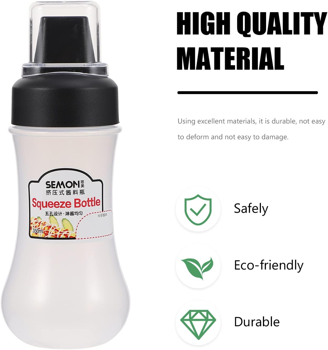 Hemoton 1pc Squeeze Condiment Bottle for Kitchen Use