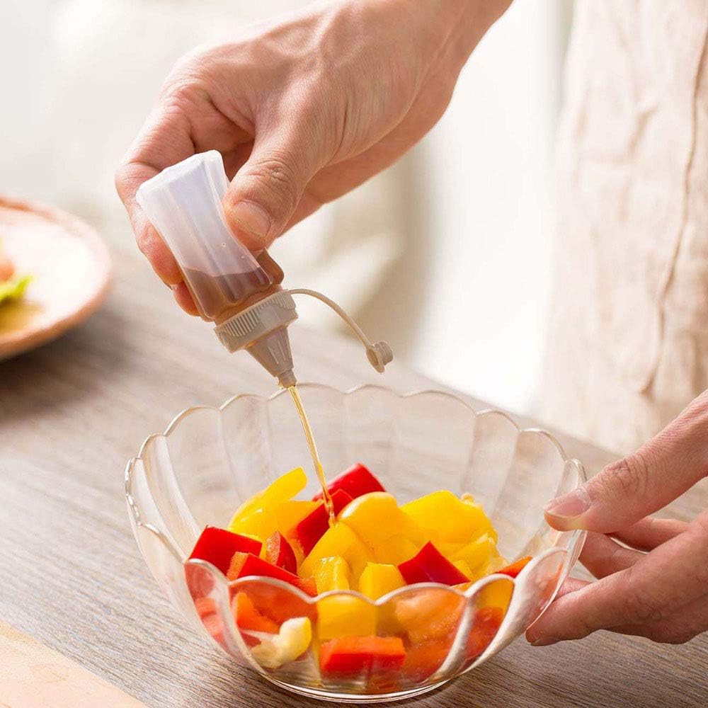 High-Quality 12-Piece Squeeze Bottle Set for Condiment Storage