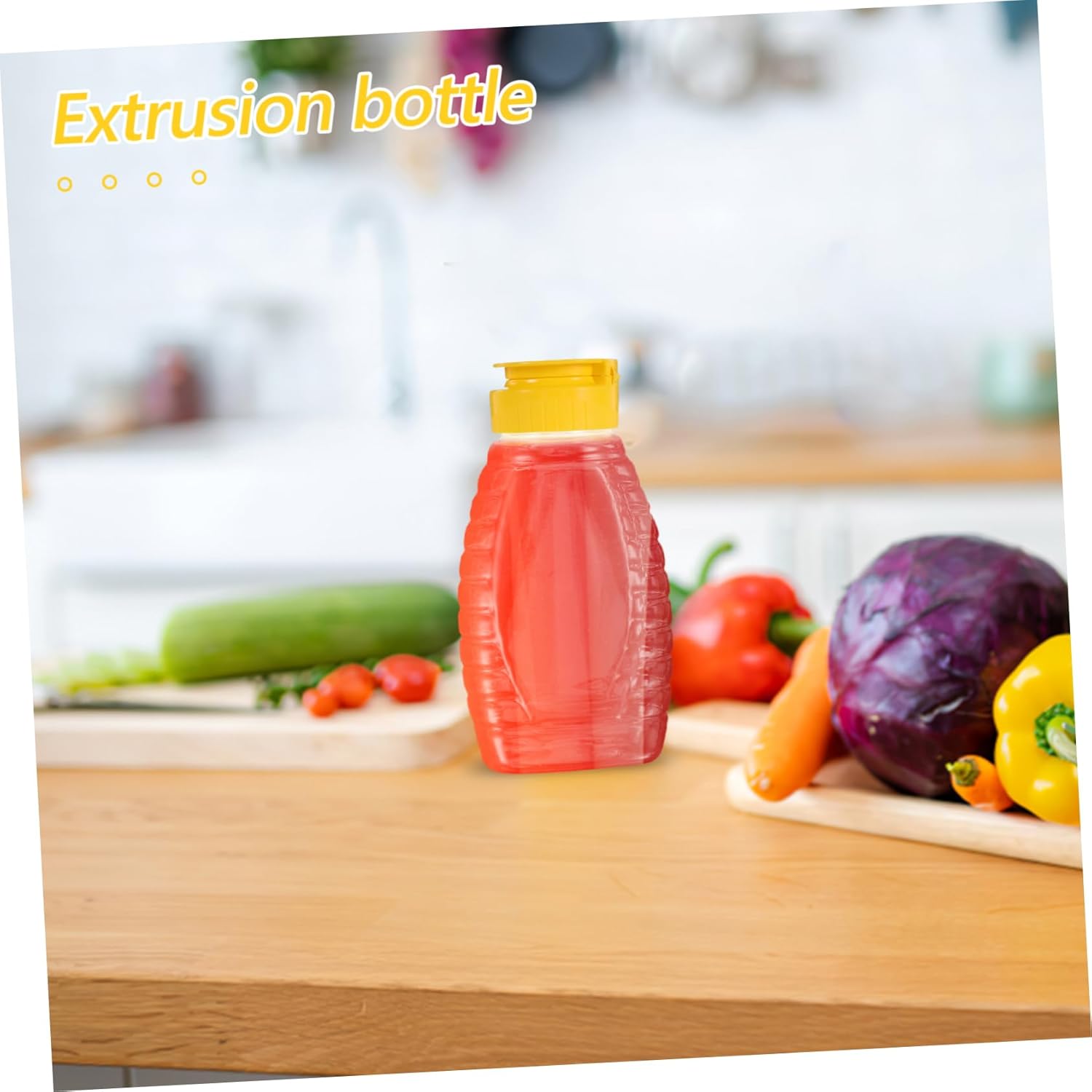 Convenient Leak-Proof Condiment Squeeze Bottles