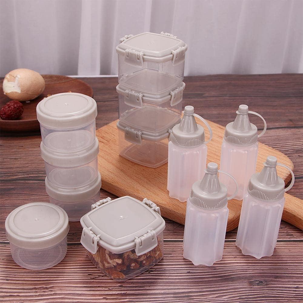 High-Quality 12-Piece Squeeze Bottle Set for Condiment Storage