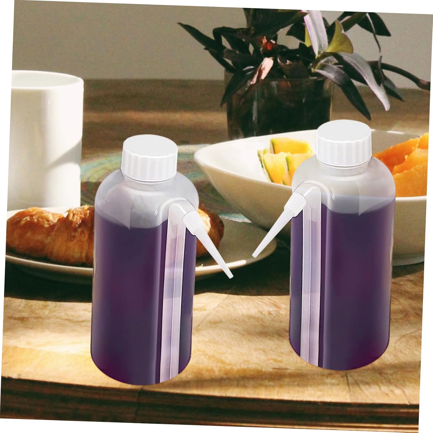 Cabilock 5-Pack Squeezable Condiment Bottles