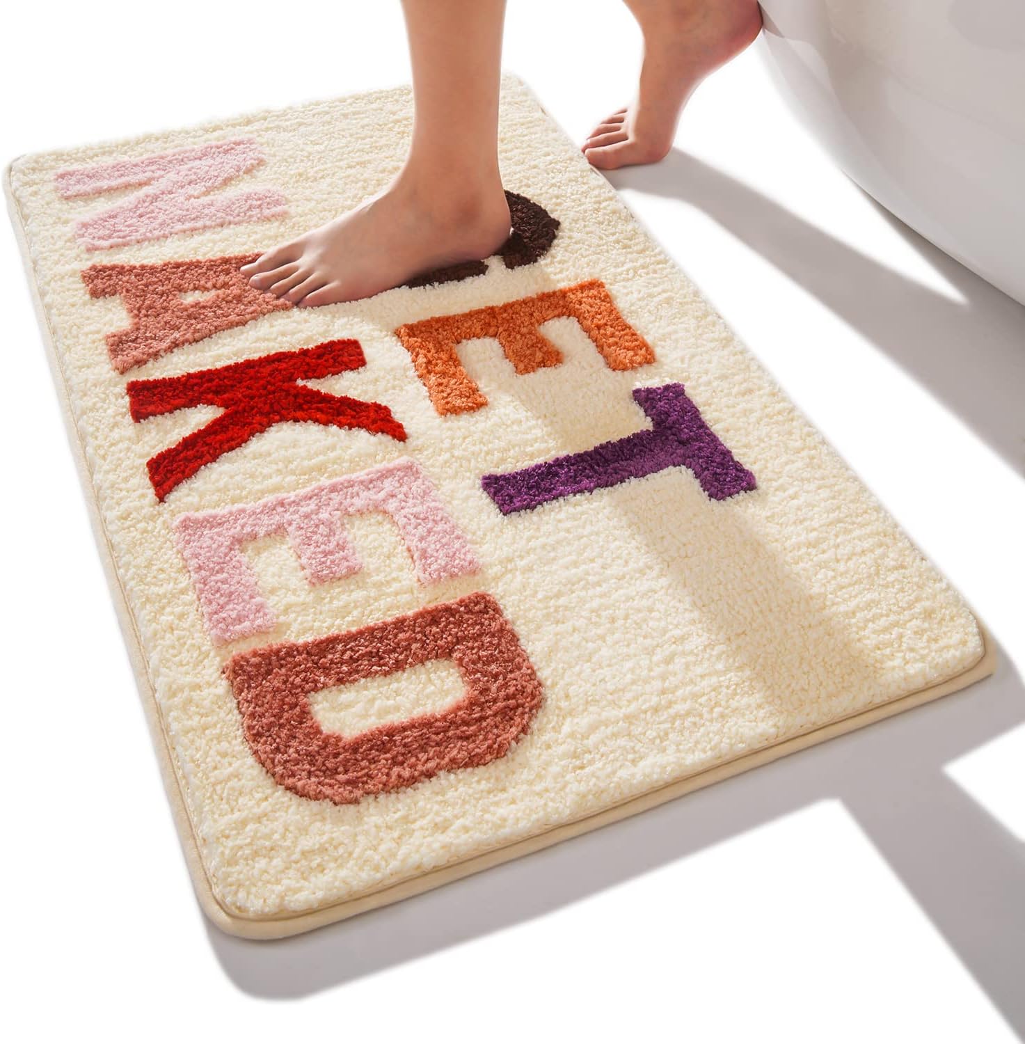QJHOMO Get Naked Bath Mat