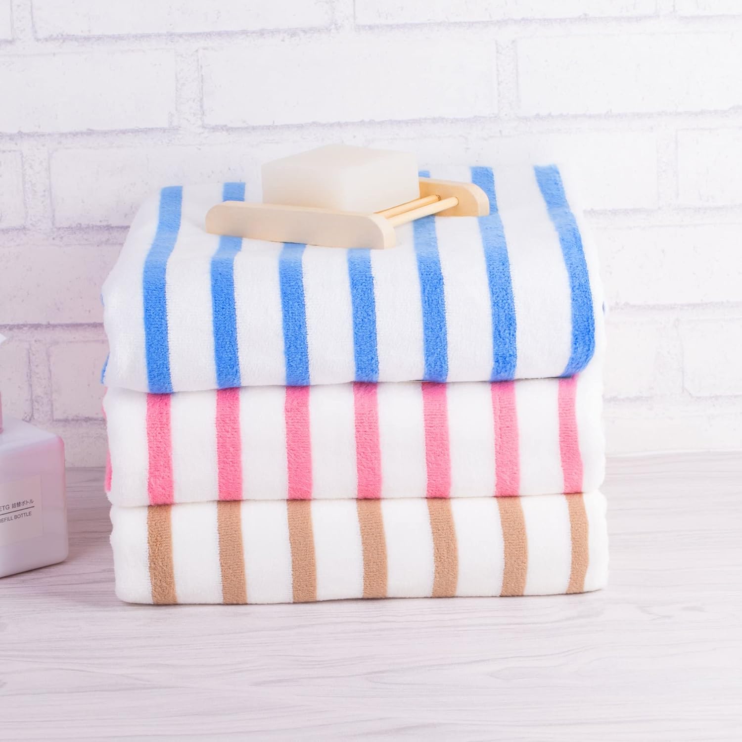 JML Beach Towels Microfiber Bath Towel Set 4 Pack 30x60