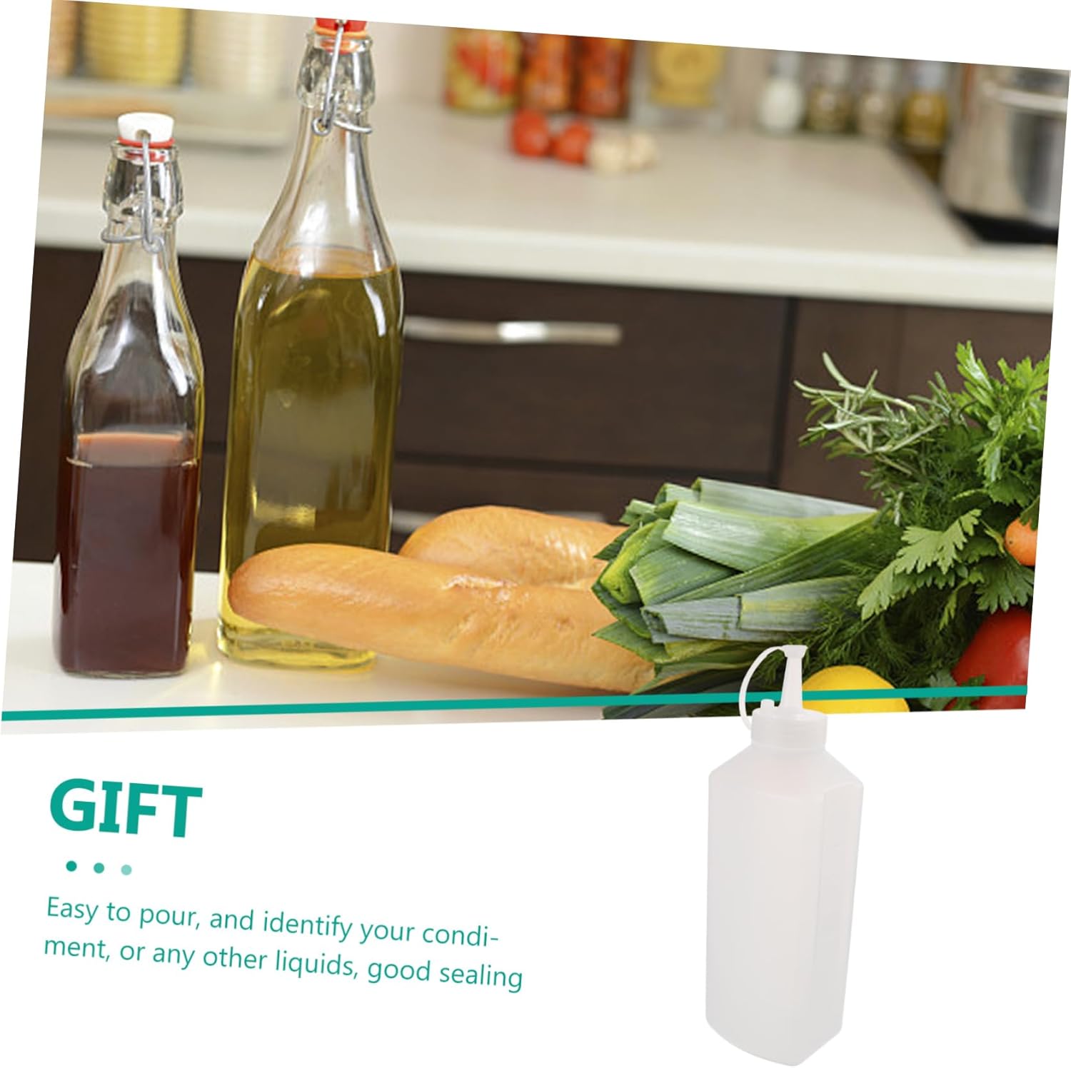 Mini Ketchup Bottles with Scale for Home Use 1