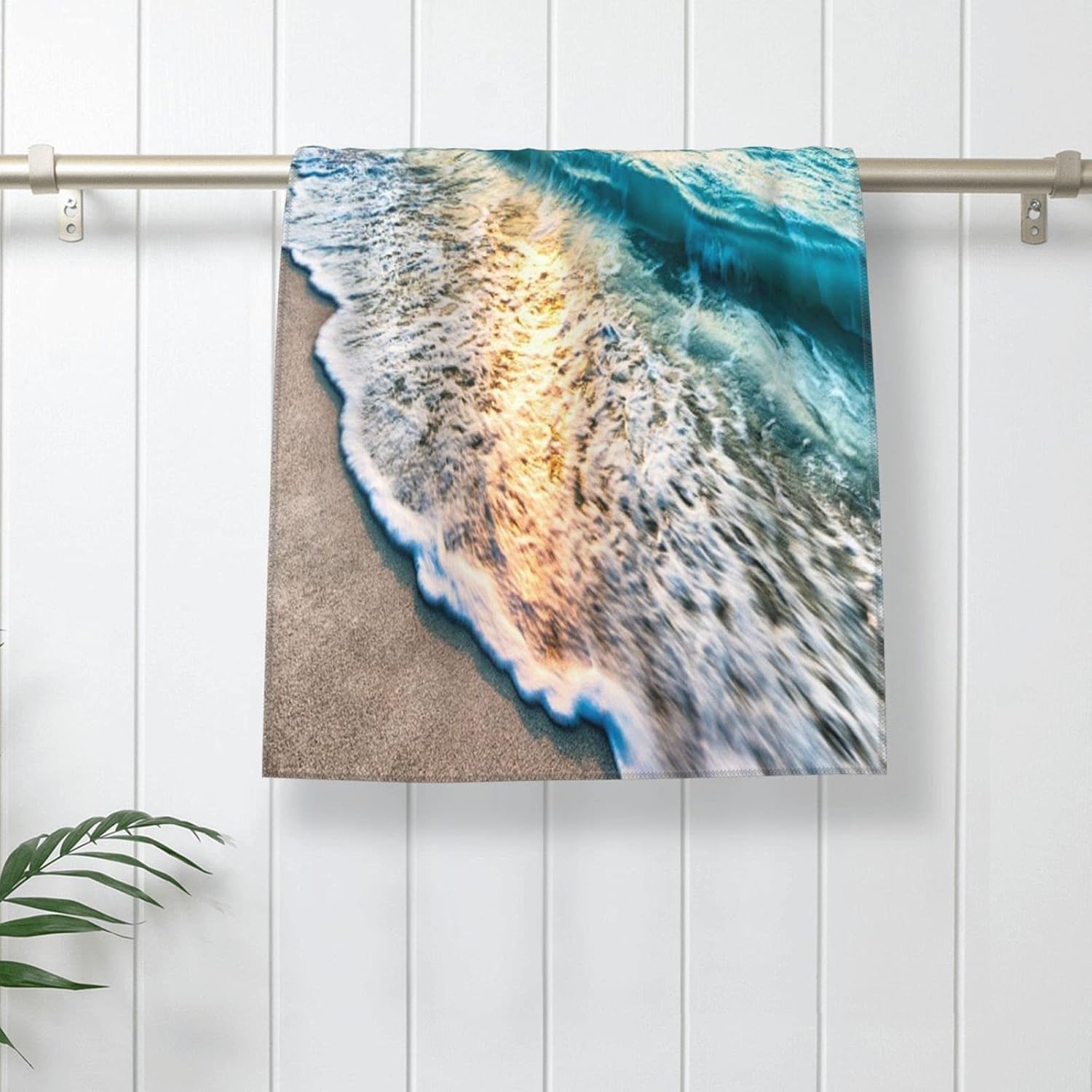 Bath designed for mastering the beach - Set of 2 with tropical vibes