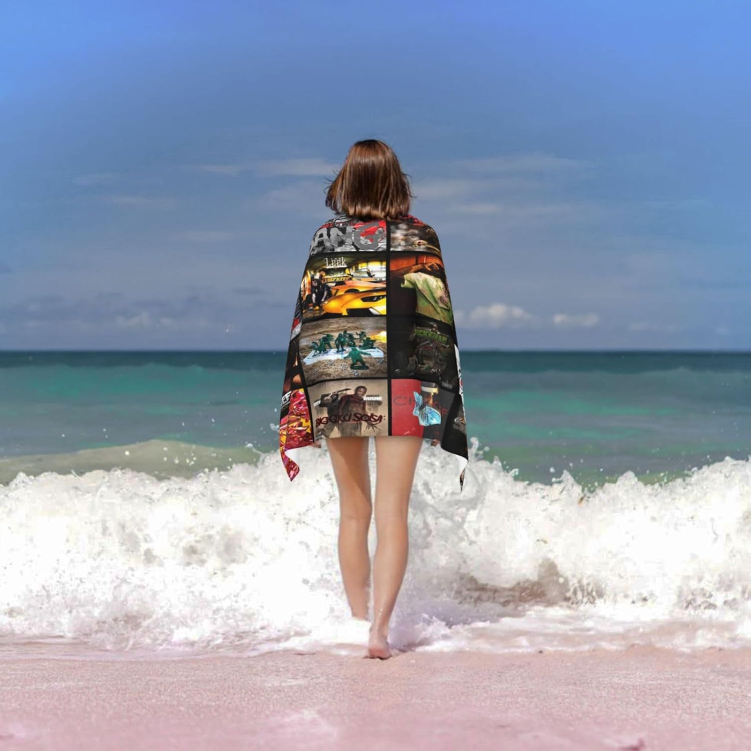High-Quality Microfiber Bath TowelQuick Dry Beach Towels for HomeBathingPicnics etc